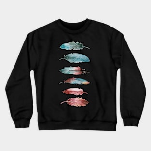 Gradient Feathers Crewneck Sweatshirt